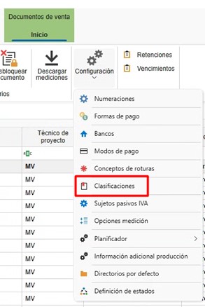 Clasificaciones