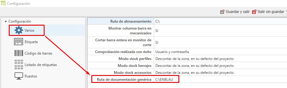 Ruta Documentación