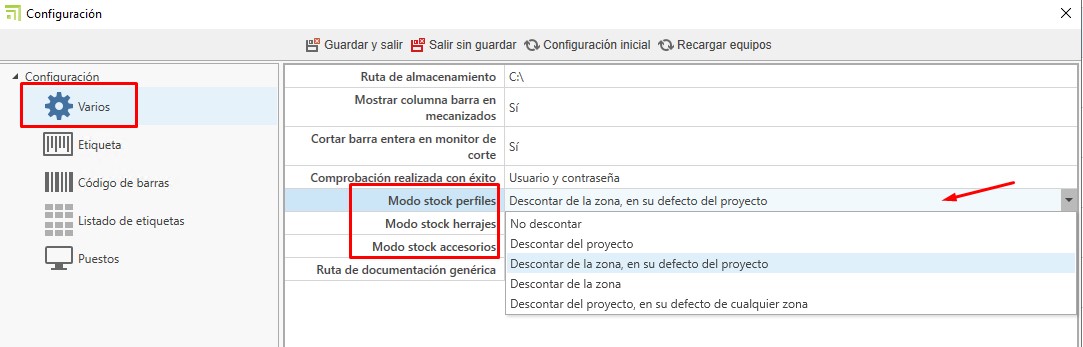 Modo stock