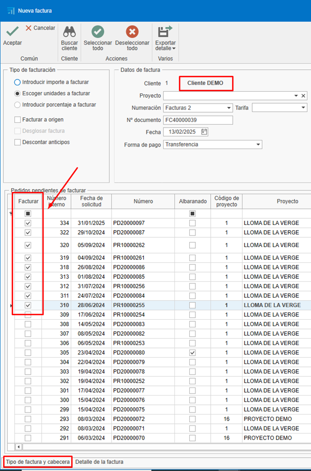 Factura proforma