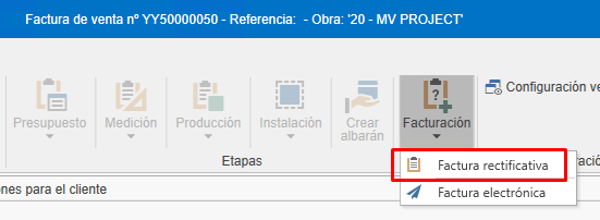 Factura rectificada