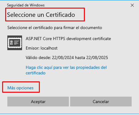 Factura certificado