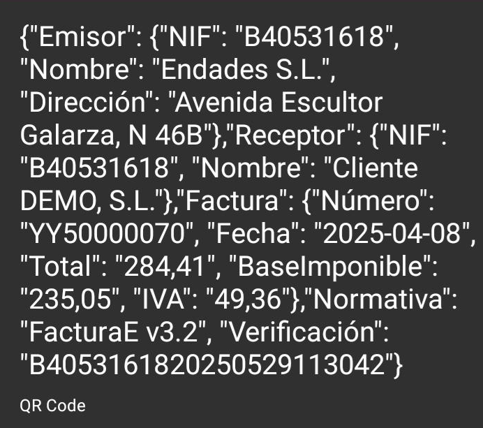 Factura QR