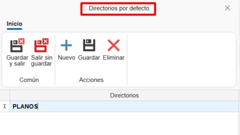 Acceso a Directorios por Defecto