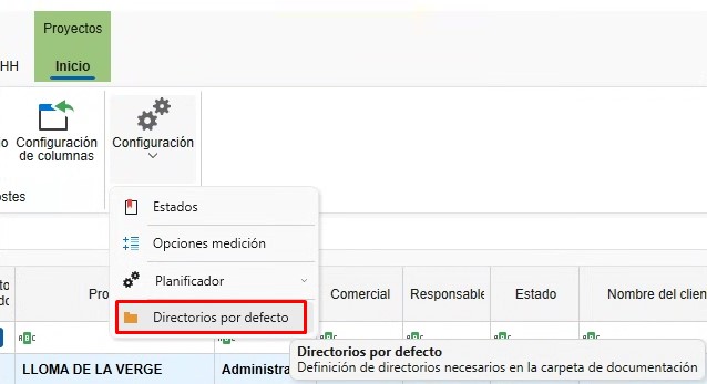 Directorio proyecto