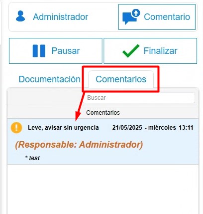 comentario