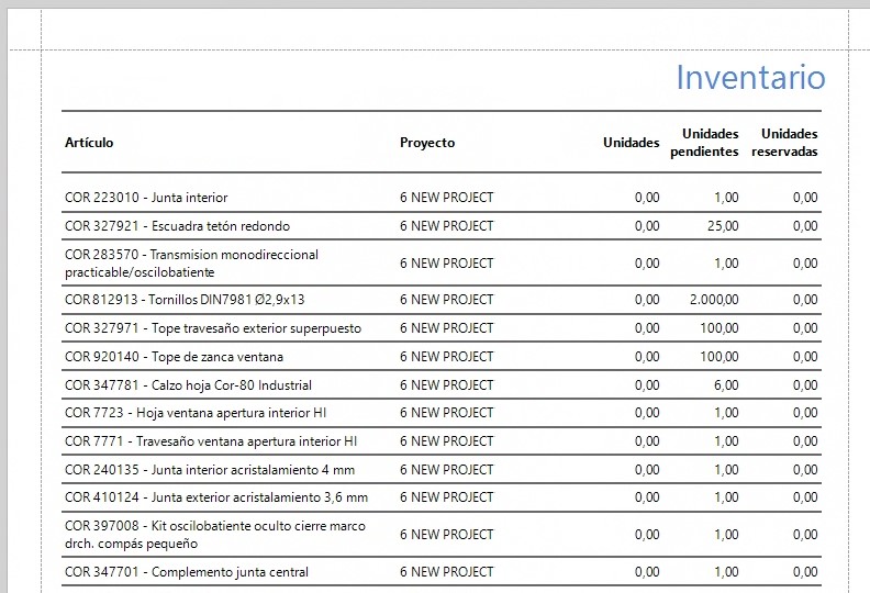 Inventario