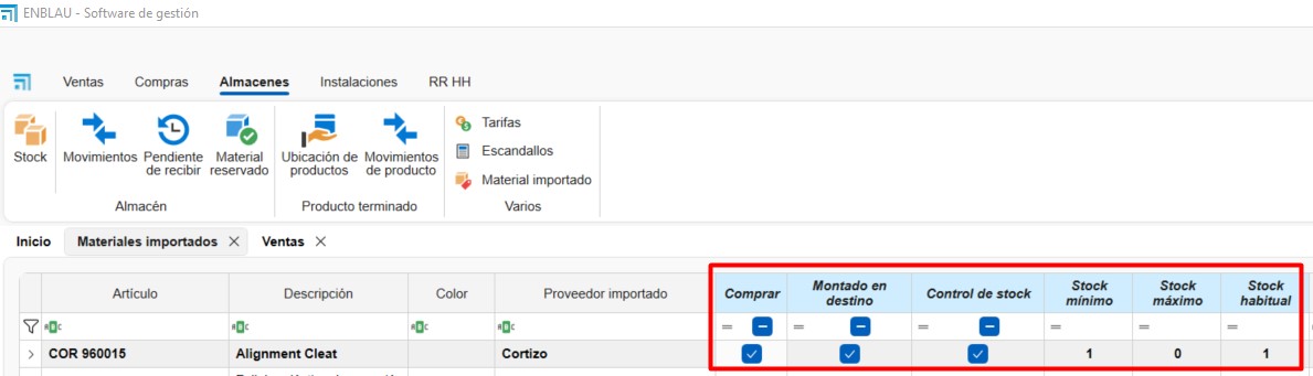 Material importado