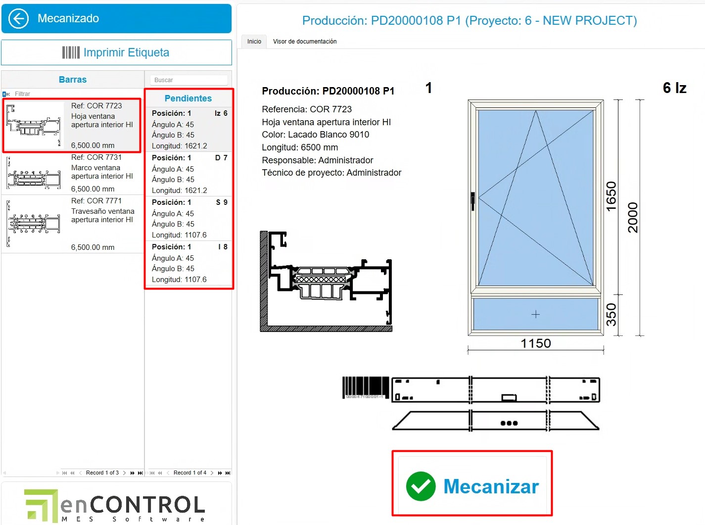 mecanizado