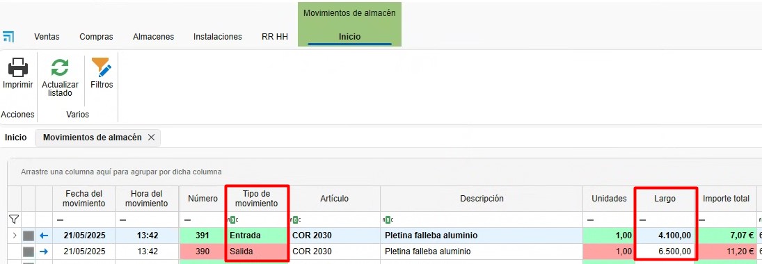 movimientos barra