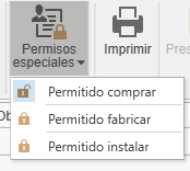 Permisos especiales