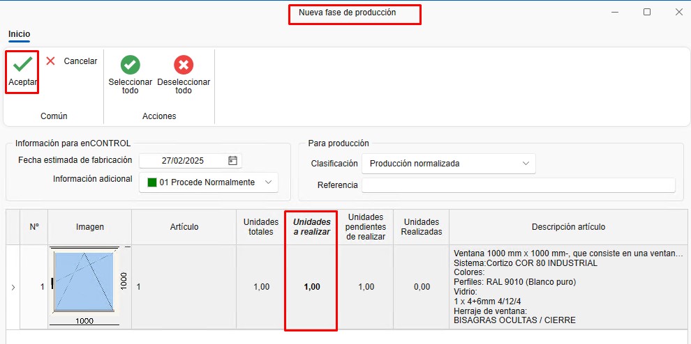 Nueva Fase producción