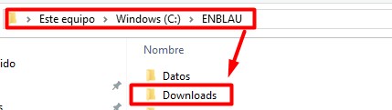 Carpeta Downloads