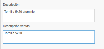 Descripción Artículo