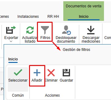 Nuevo filtro
