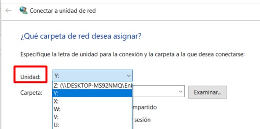 Unidad red